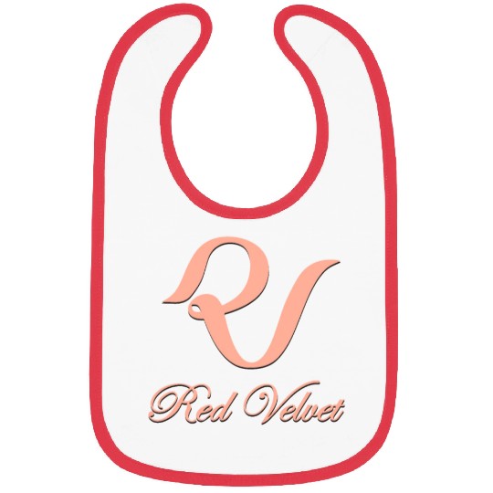 Red velvet kpop group logo design Bibs