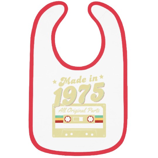 Made in 1975 Bibs