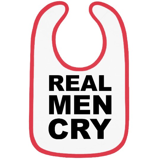 real men cry Bibs