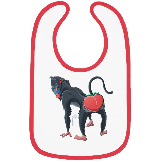 Le Baboon's Peach Bibs