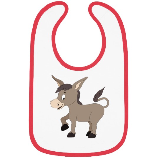 Cartoon Donkey Bibs