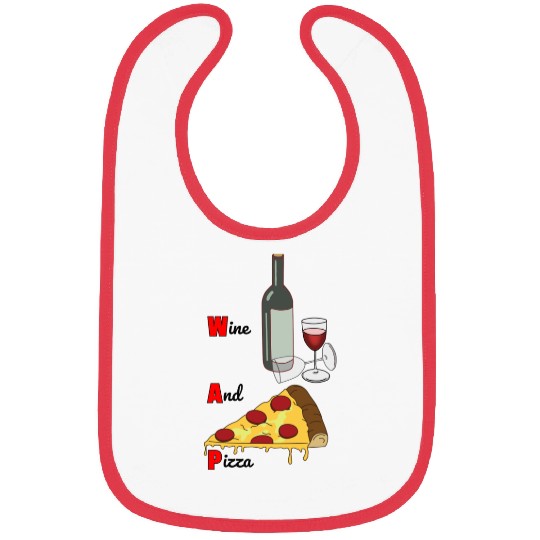 Wine And Pizza Bibs