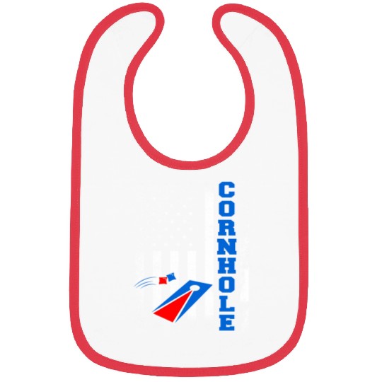 Cornhole Flag US American USA Player Game Bags Bibs