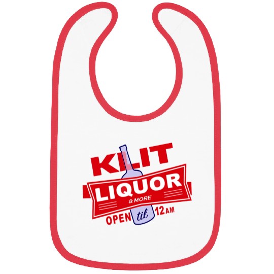 KLIT Liquor parody logo Bibs