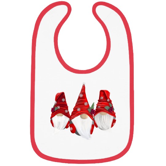 Christmas Gnomes Bibs