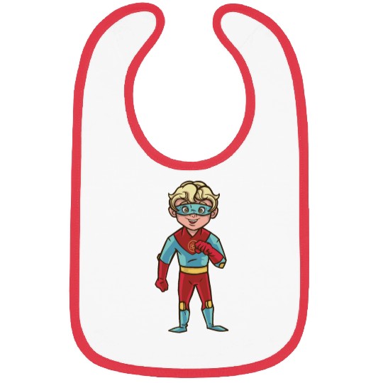 superhero boy Bibs