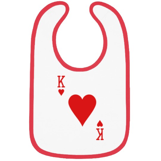King of Hearts Halloween Costume Bibs