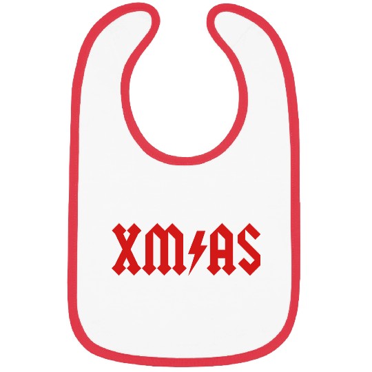 Xmas Rock Roll Heavy Metal funny Christmas X-mas Bibs