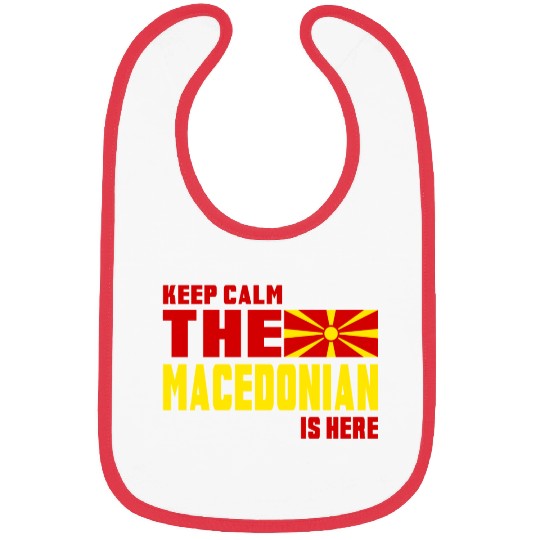 Keep Calm Macedonia Design / Gift Idea Bibs