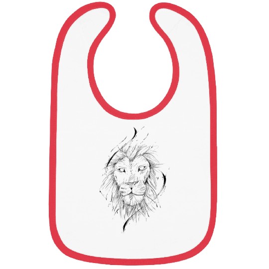 Sketch lion Bibs