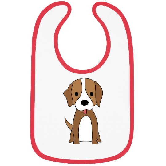 Great Design with a cute little dog Bibs