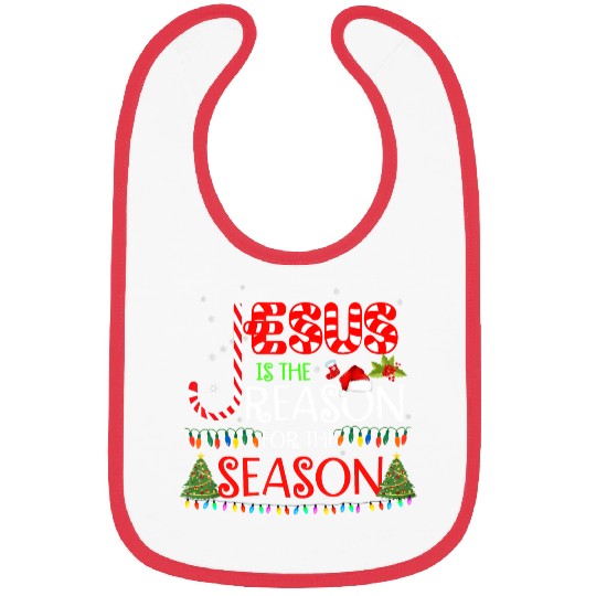 Jesus Is The Reason For The Season Christmas Bibs
