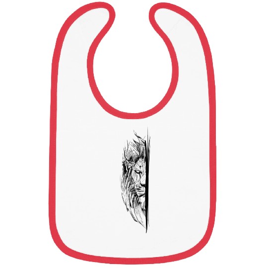 Sketch Lion Bibs