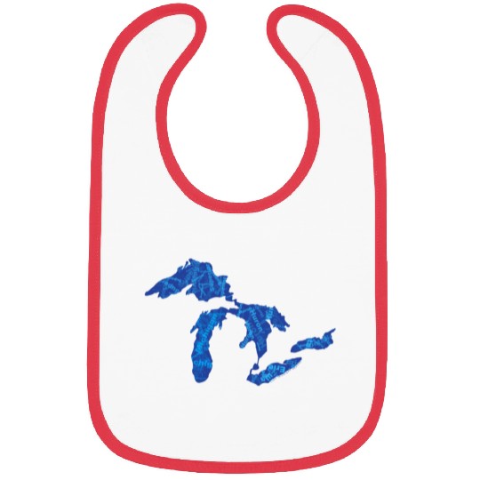 Great Lakes with Names Bibs