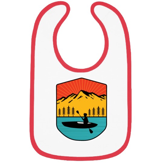 Retro Kayaking Boating Paddling In Lake Tahoe Bibs