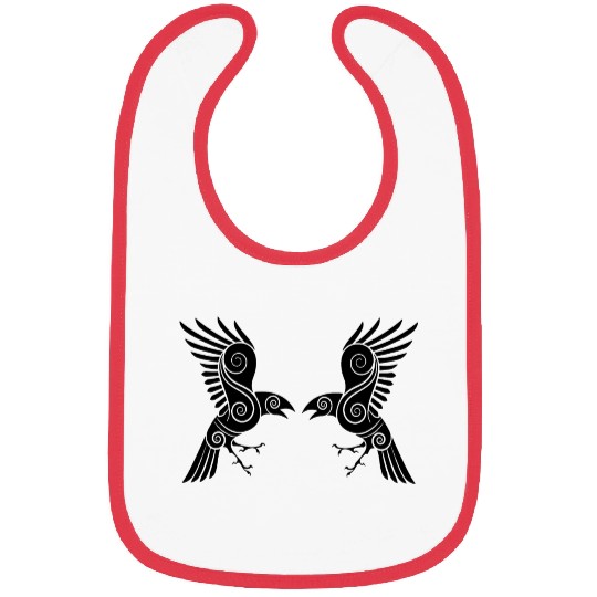 Two Black Birds Bibs