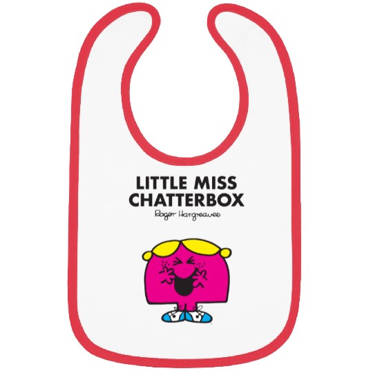 Mr Men Little Miss Chatterbox Bibs