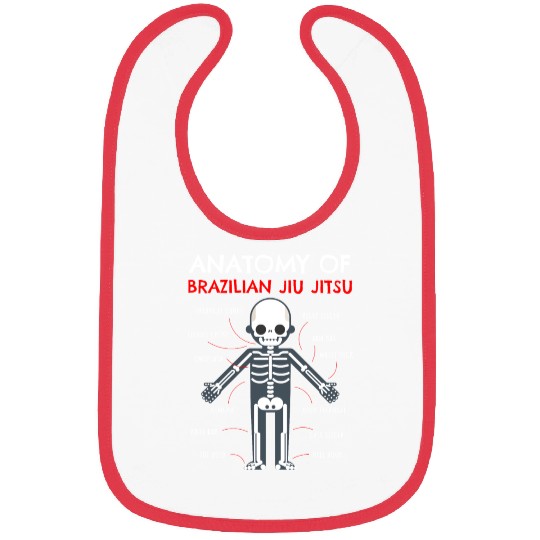 Jiu Jitsu Gifts Anatomy Brazilian Jiu Jitsu Funny Bibs