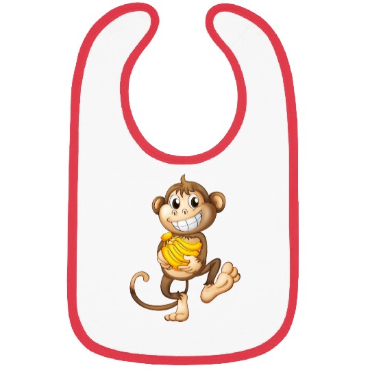 Monkey banana Bibs