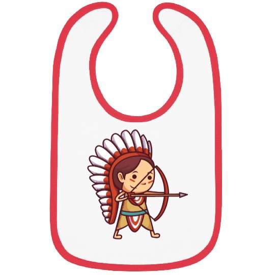 Native American Archer. Bibs