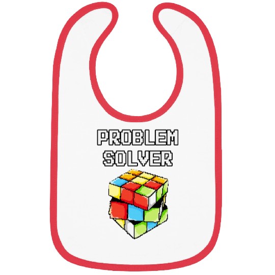 Problem Solver Puzzle Cube Math Nerd Bibs