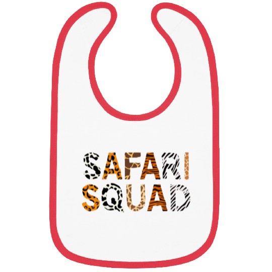 Safari Squad Family Vacation African Animal lover Bibs