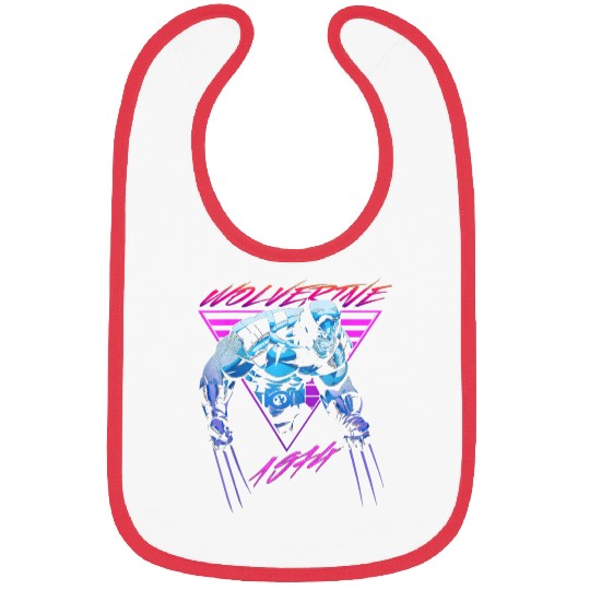 M-a-r-v-e-l W-o-l-verine Neon Retro Logan Graphic Bibs