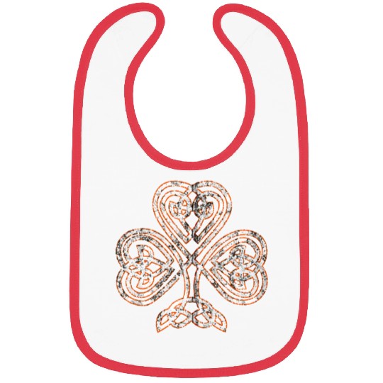 Celtic Knot Trinity Shamrock Irish Heritage Irelan Bibs