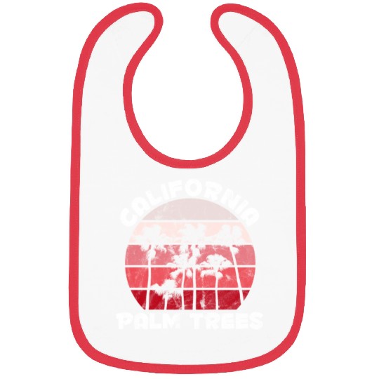 California Palm Trees Malibu Bibs