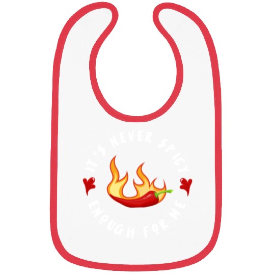 Chili Red Pepper Funny Gift For Hot Spicy Food & S Bibs