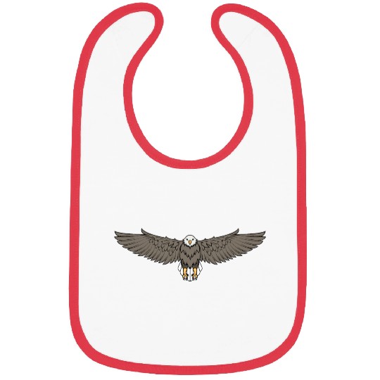 Bald Eagle Flying Cool Eagle Lovers Bibs
