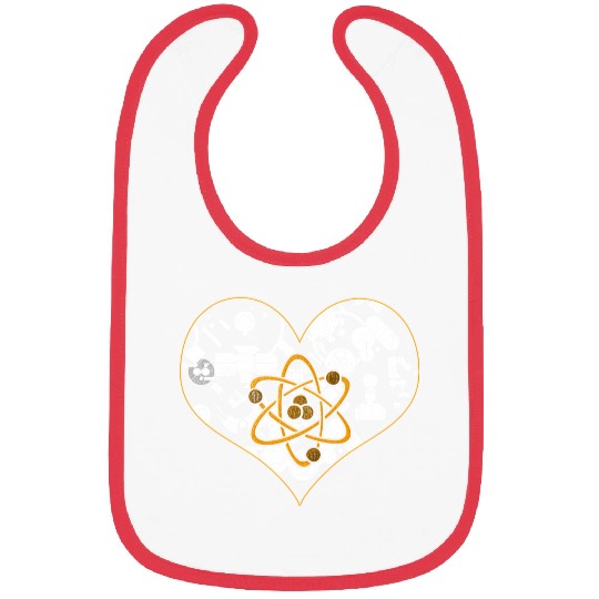 Physicist Heart Physics Bibs
