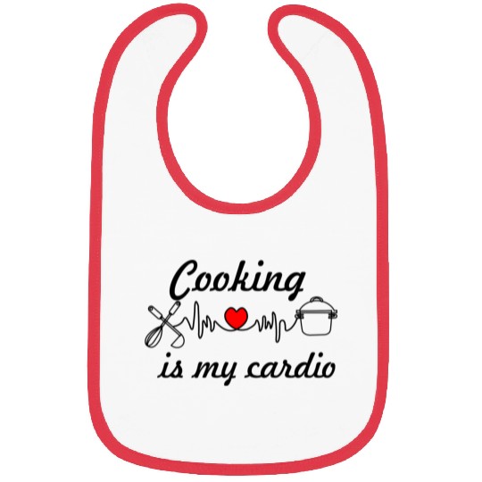 Cooking is my cardio Bibs