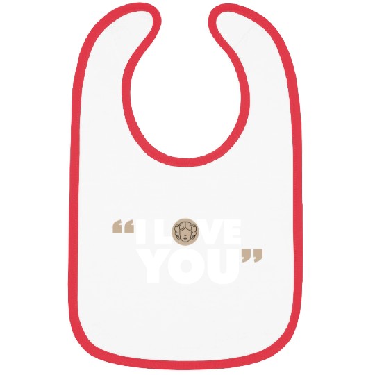 "I Love You" – Matching Couple Bibs