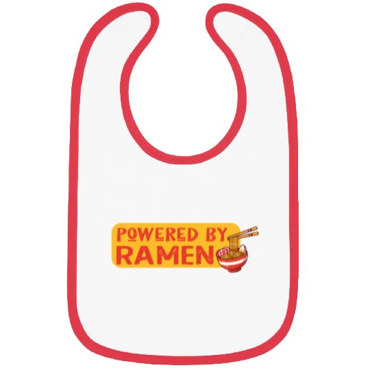 Powered By Ramen Noodles Bibs