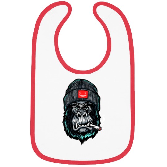 Hypebeast, Gorilla, Ape, Street Gorilla Bibs