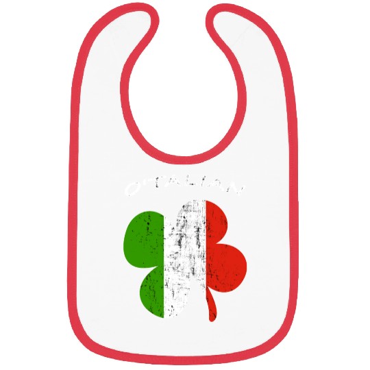 O'talian Funny Italian Irish, St Patricks Day Bibs