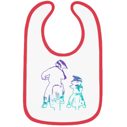 Dirt Bike Dad and Son Motocross Biking Bibs