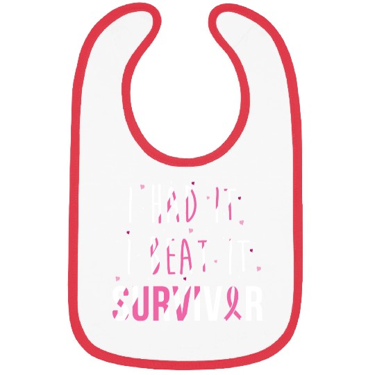 Breast Cancer Survivor I Had It I Beat It Bibs