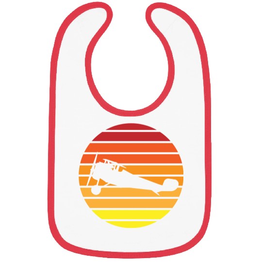 Airplane gift aviation pilot copilot Bibs