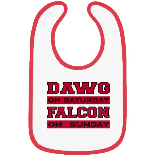 Dawg On Saturday Falcon On Sunday Atlanta Athens F Bibs