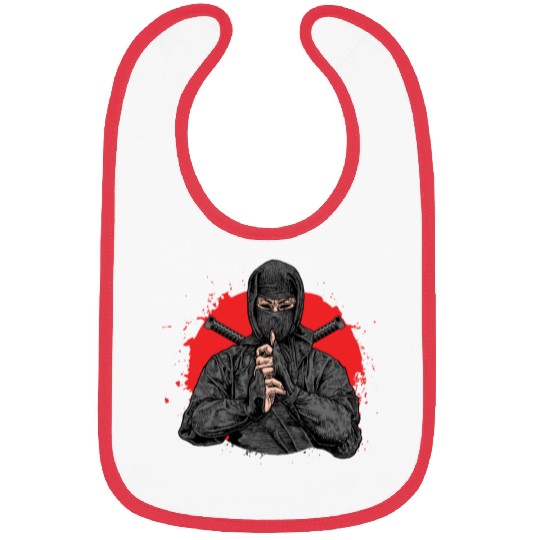 Ninja Samurai Kendo Katana Japan Yakuza Shinobi Bibs