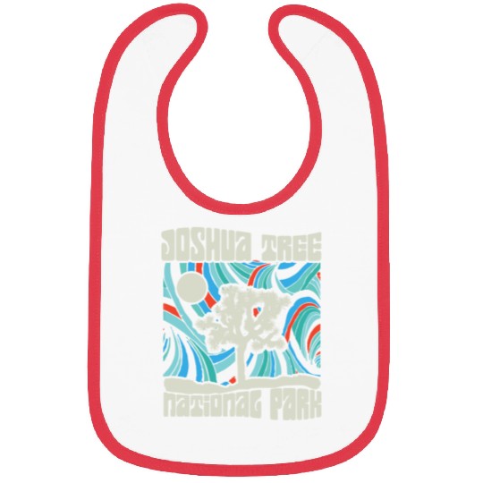 Joshua Tree National Park Retro Psychedelic 60S Ho Bibs