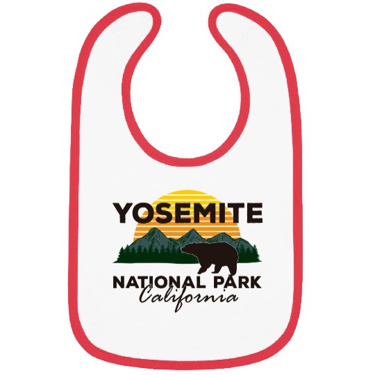 Yosemite National Park California Mountain Bear Bibs