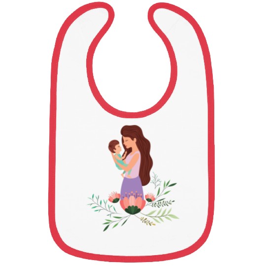 I Love You, Mama & Baby Bibs, Mommy and Me Bibs