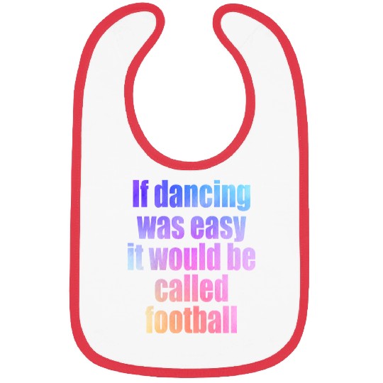 Dance school dance lessons dancing couple Football Bibs
