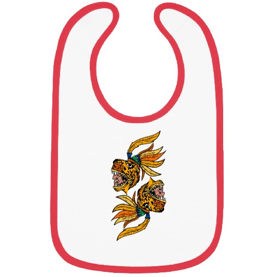 Aztec Warior Jaguar Maya Inca Culture Bibs
