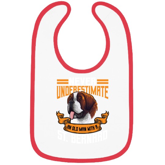 Saint Bernard Gift Men Bibs