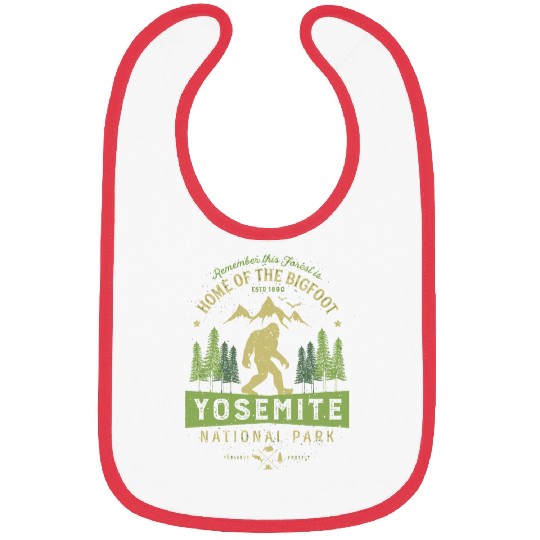 Yosemite National Park California Bigfoot Vintage Bibs