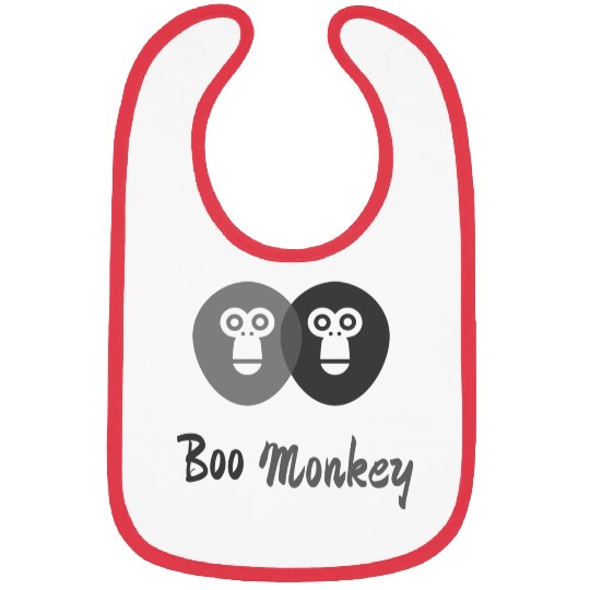 BOO MONKEY Bibs